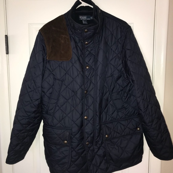 polo quilted car coat